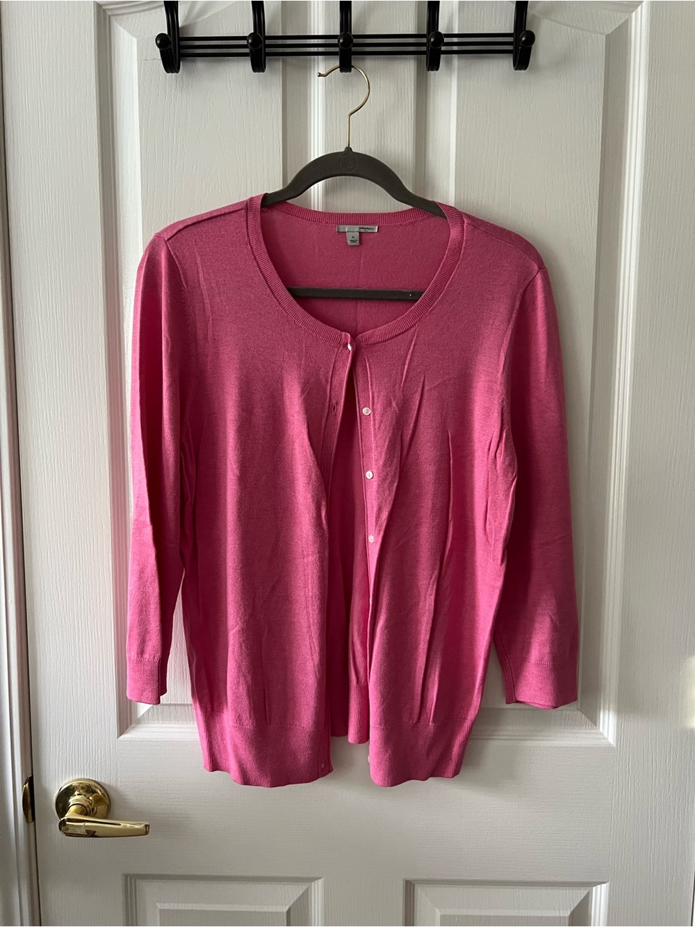 Halogen Pink Button Down Sweater